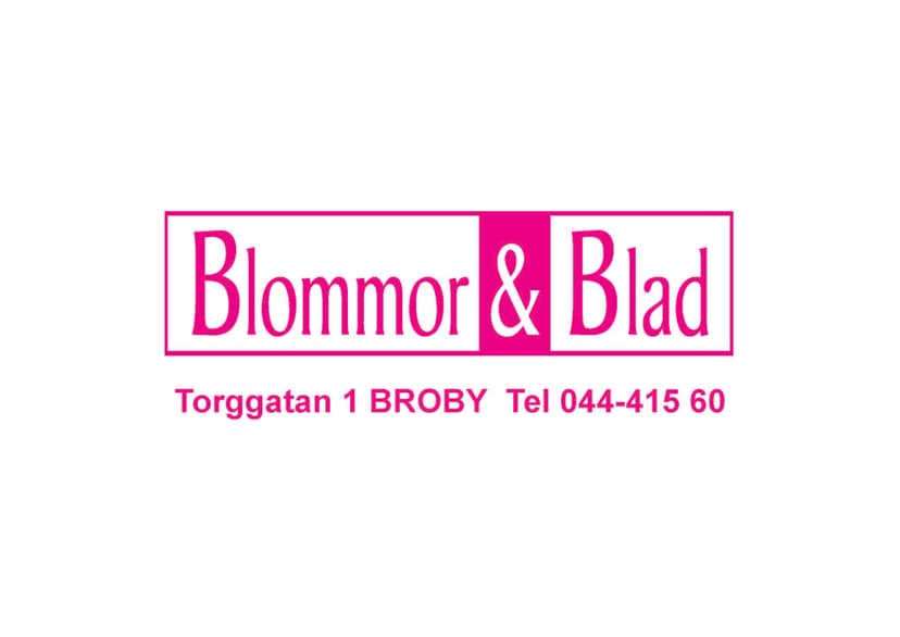 Logotyp för Blommor o Blad